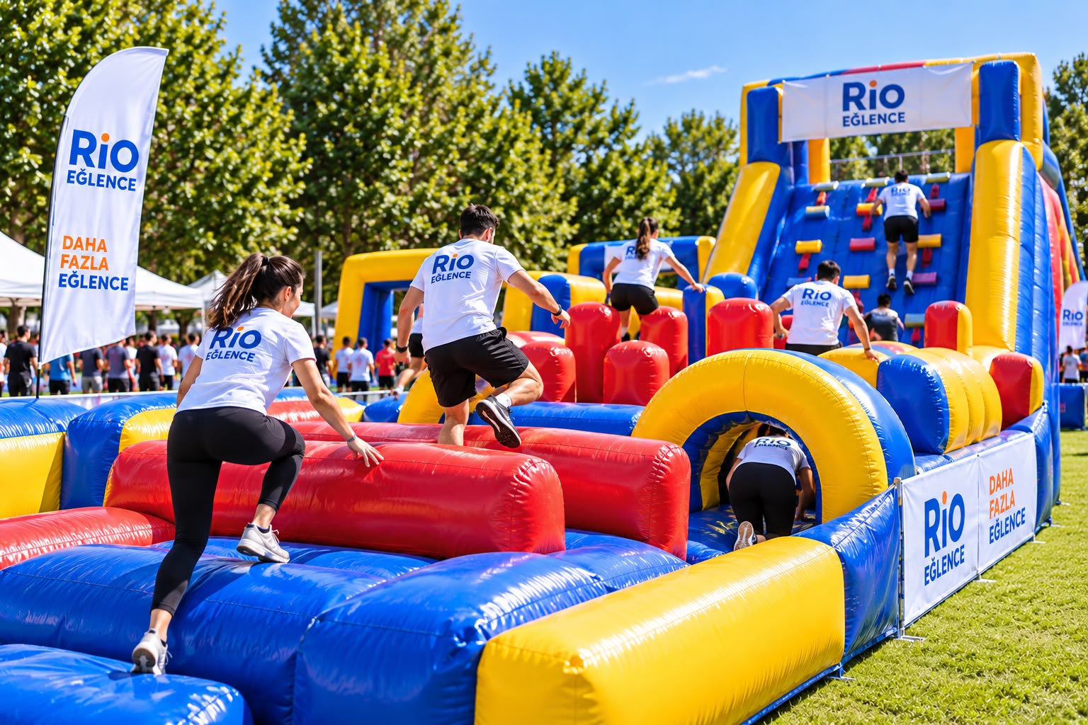 Rio Eğlence Şişme Engelli Parkur