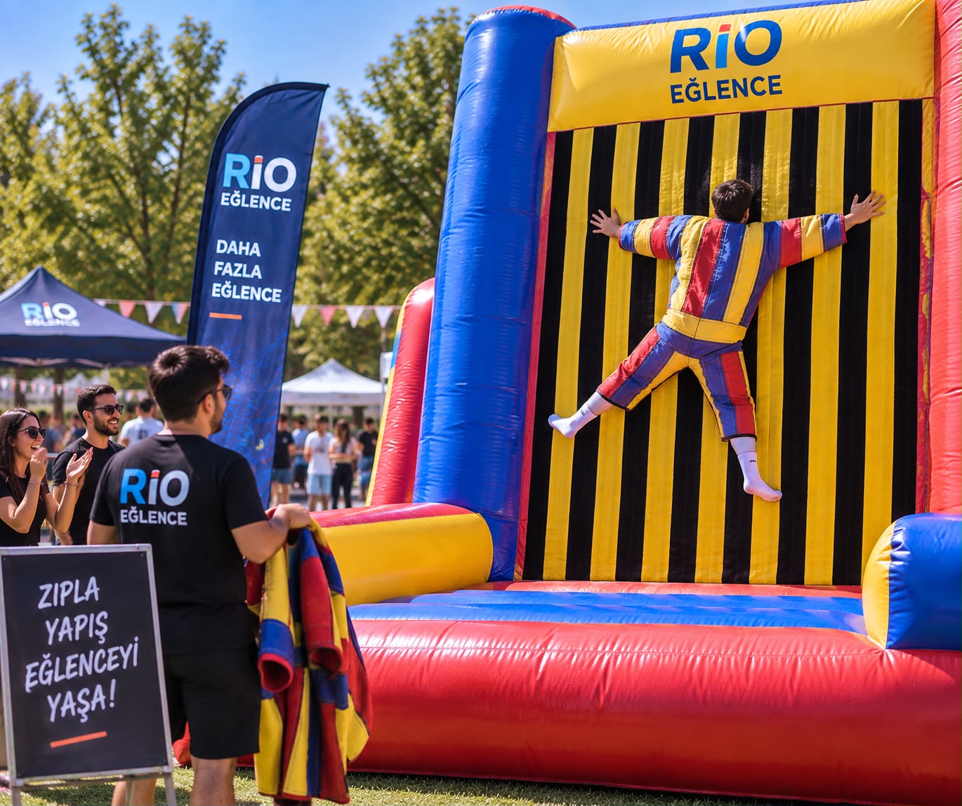 Rio Eğlence Şişme Zıpla Yapış